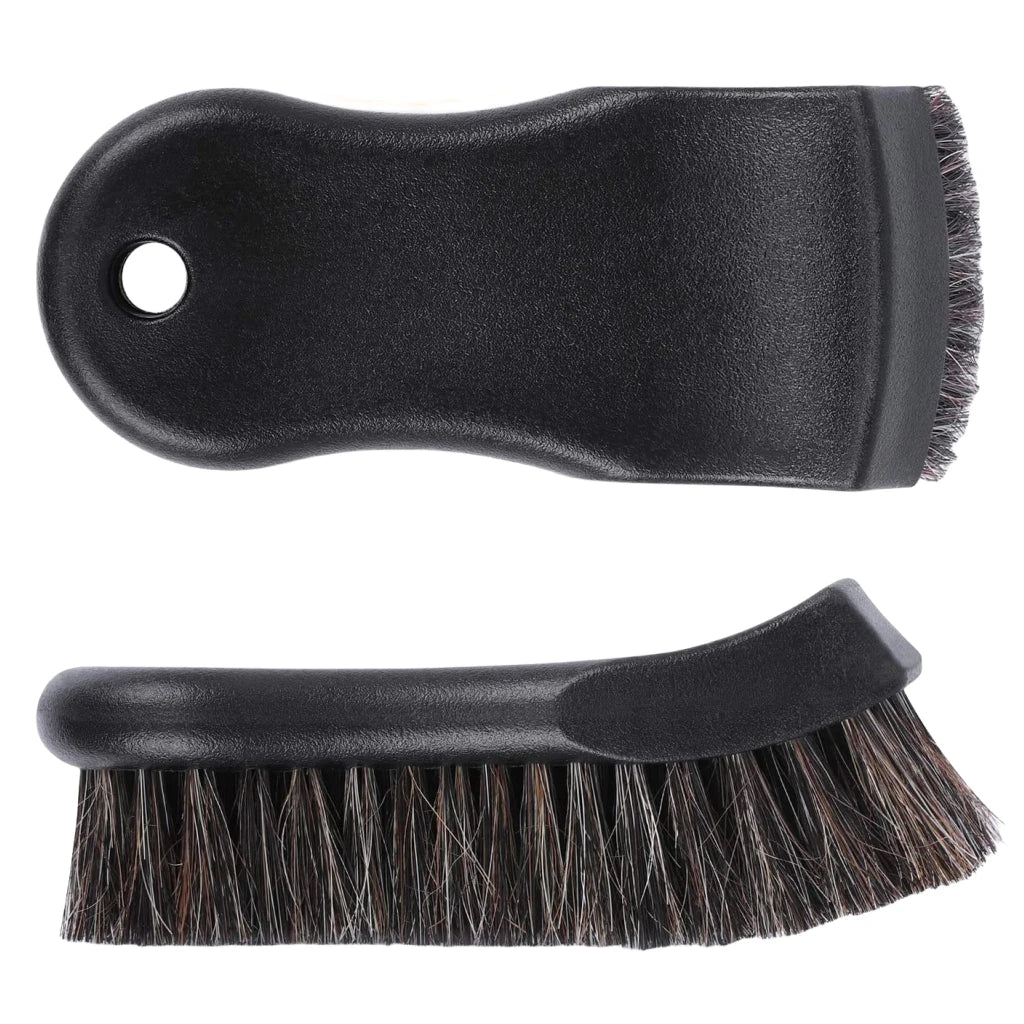 Paardenhaar Leder reinigingsborstel