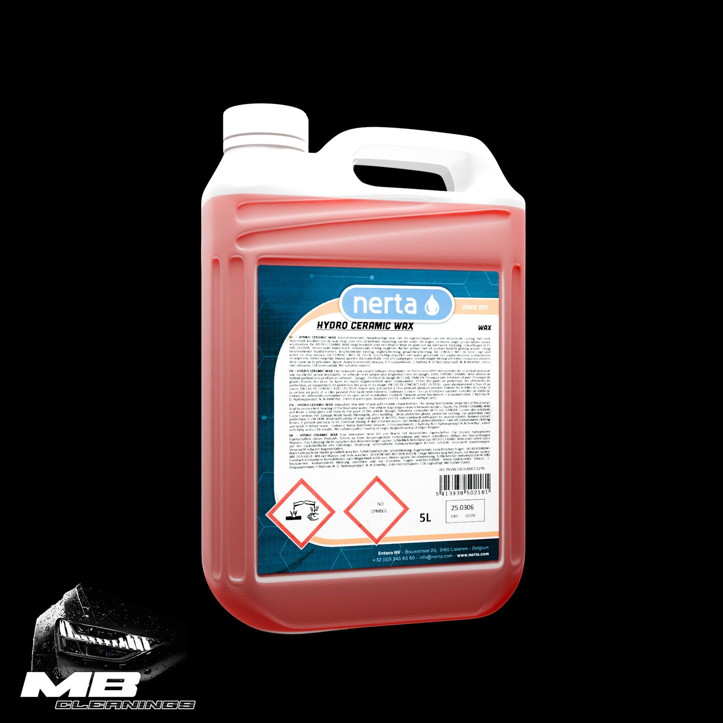 Nerta Hydro Ceramic Wax 5L